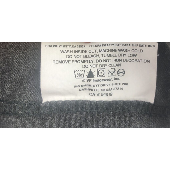 NFL Denver Broncos Mens T Shirt NFL Football Team Apparel Size Large Gray Orange - Picture 5 of 7